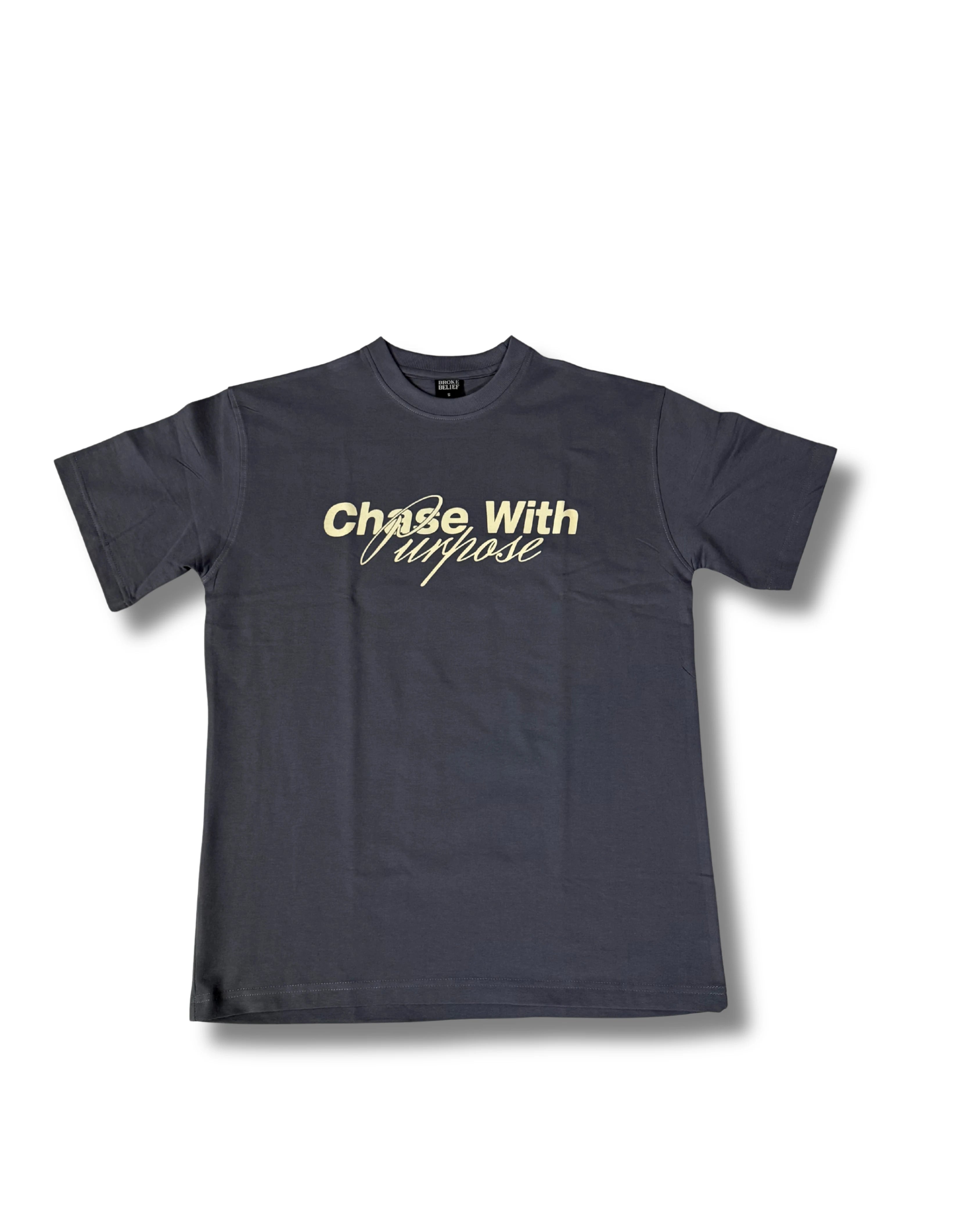 GRAY PURPOSE IN MOTION TEE