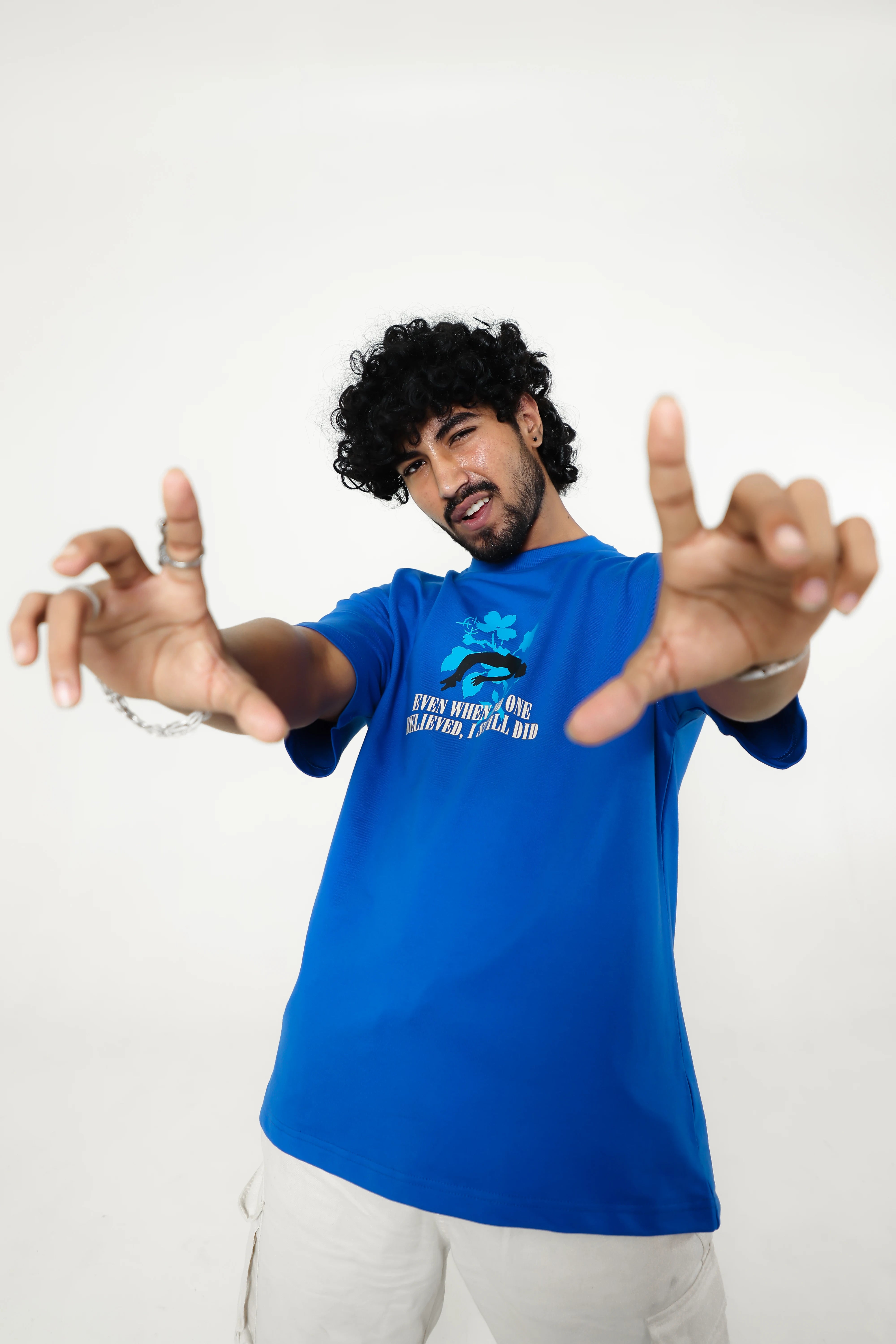 BLUE SELF BELIEF TEE