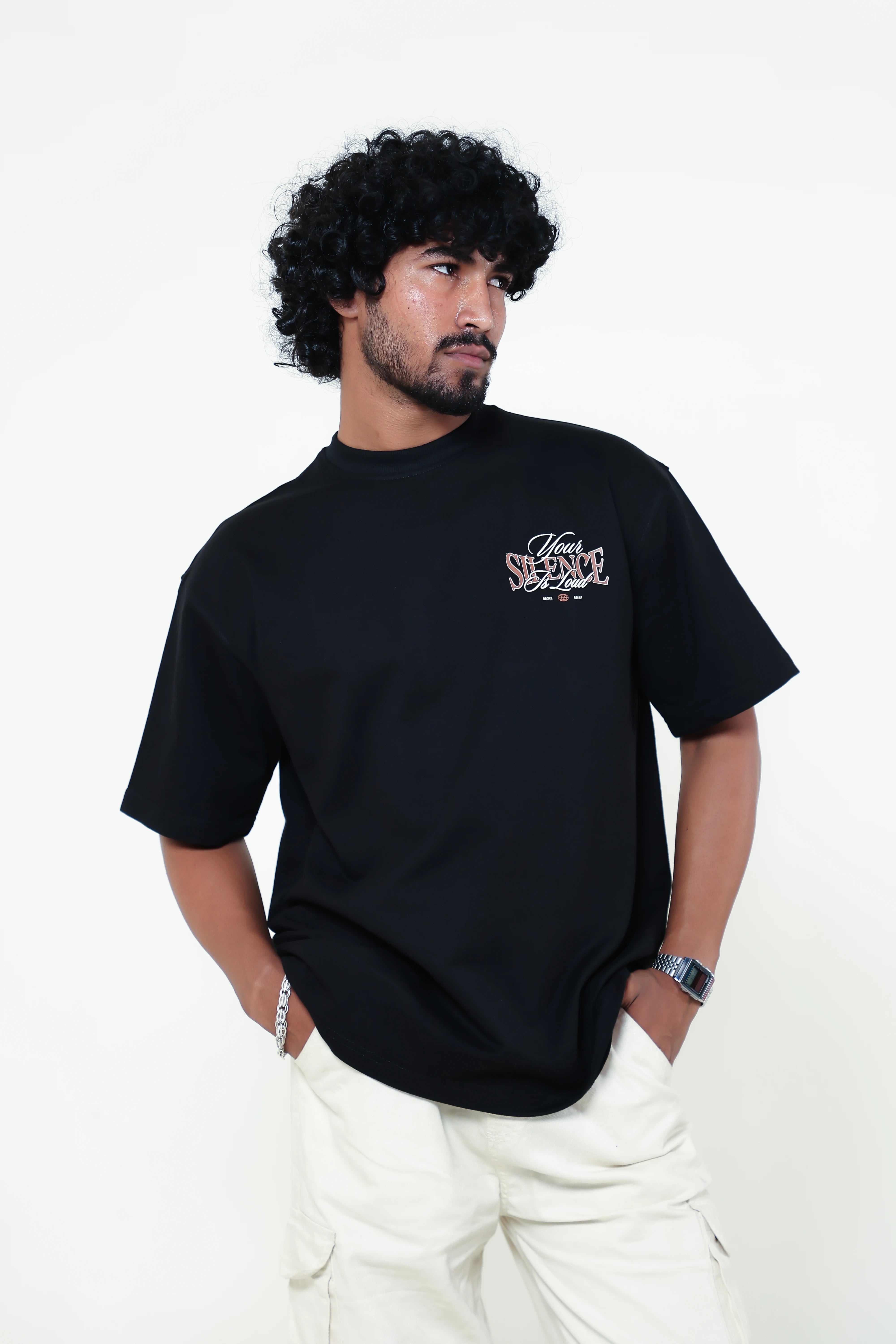 BLACK LOUD SILENCE TEE