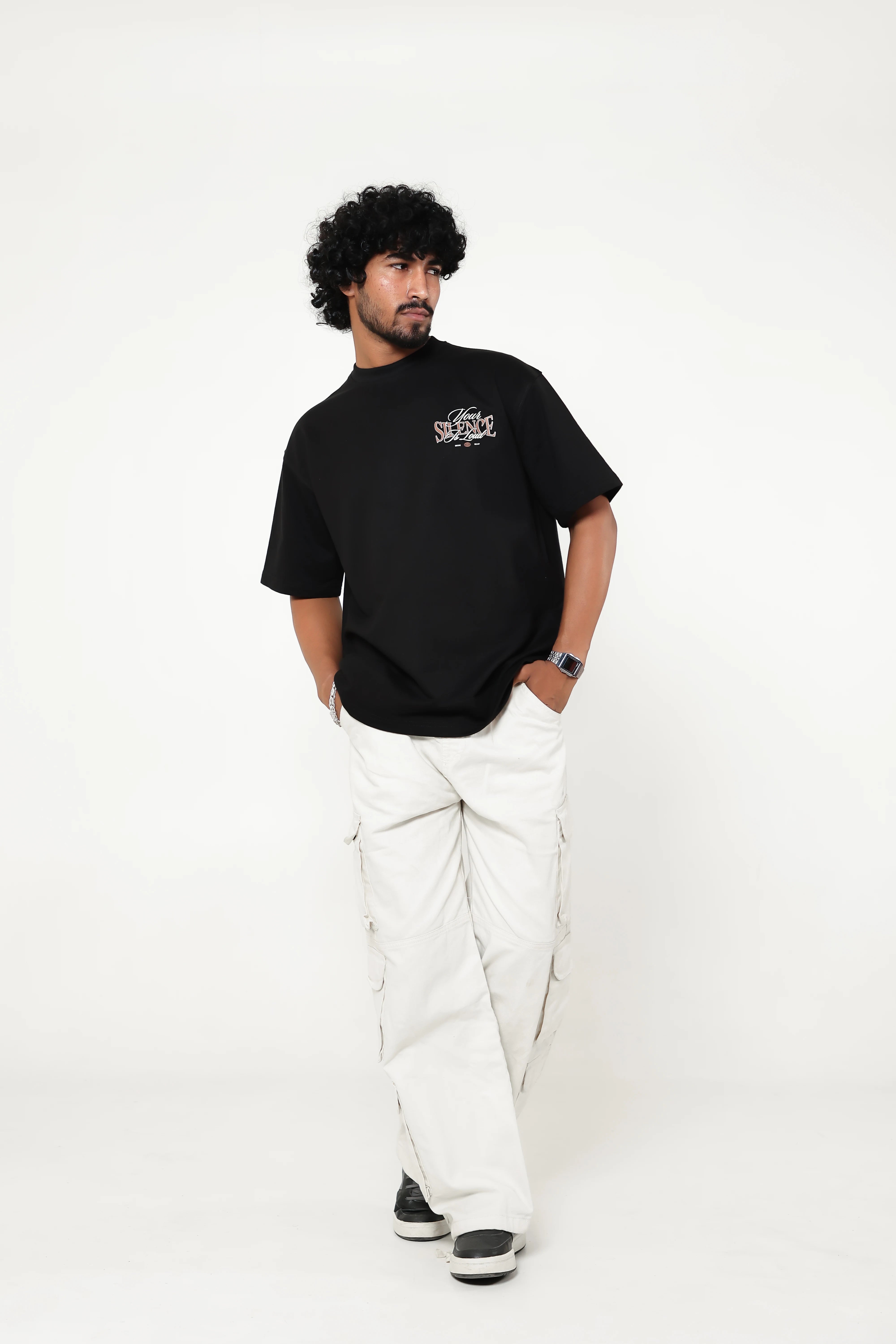 BLACK LOUD SILENCE TEE