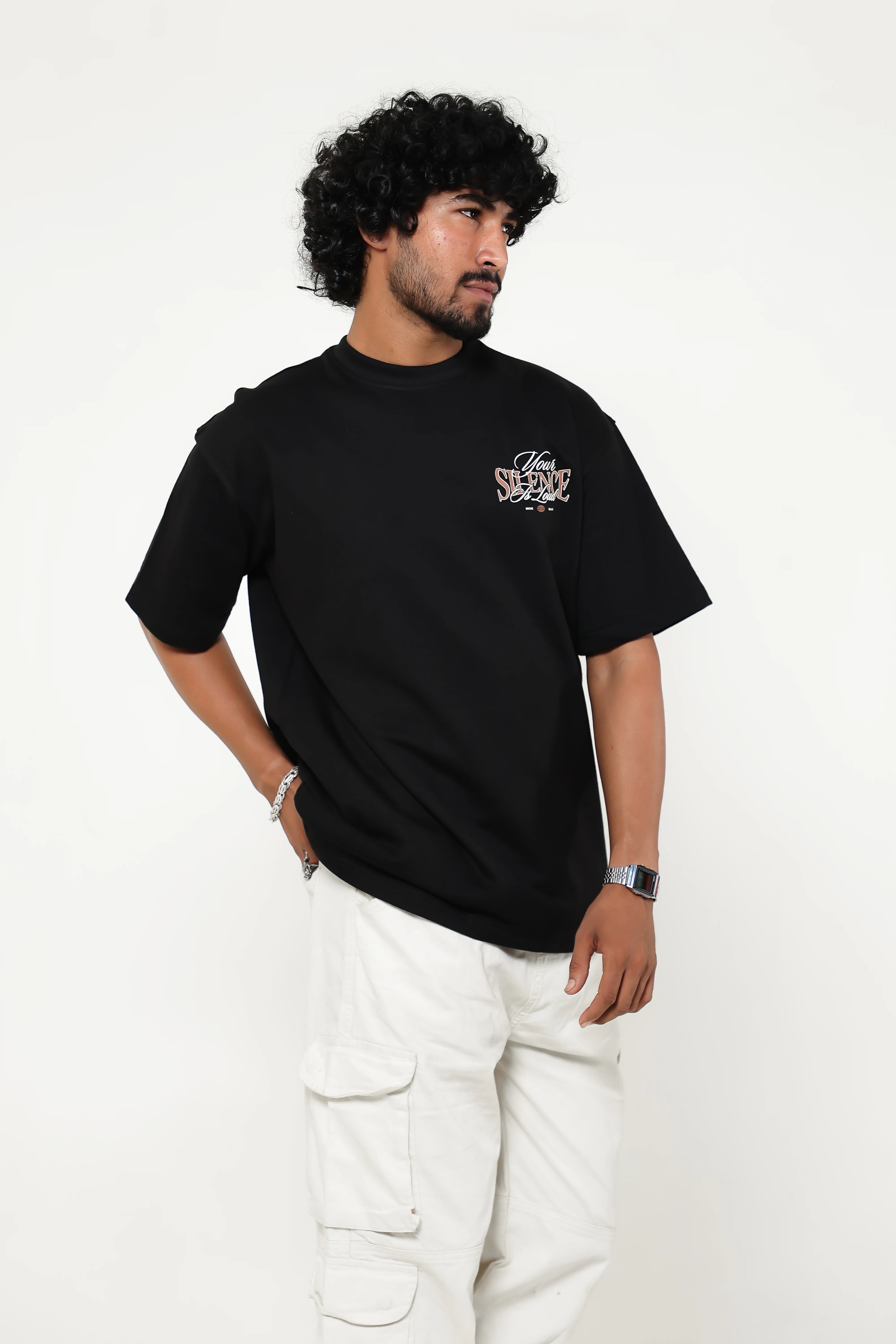 BLACK LOUD SILENCE TEE